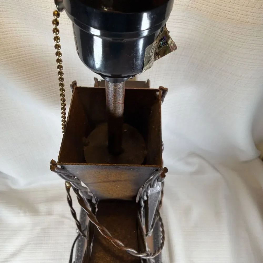 Rainbow Inc. Dallas TX Rustic Western Cross Table Lamp (Model RA1373)